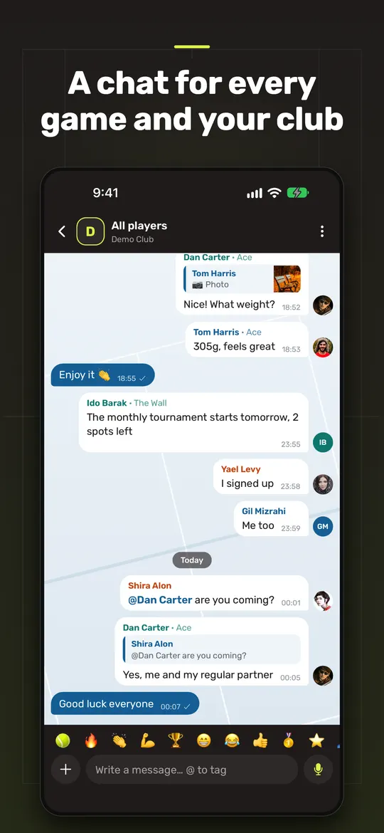 Club chat